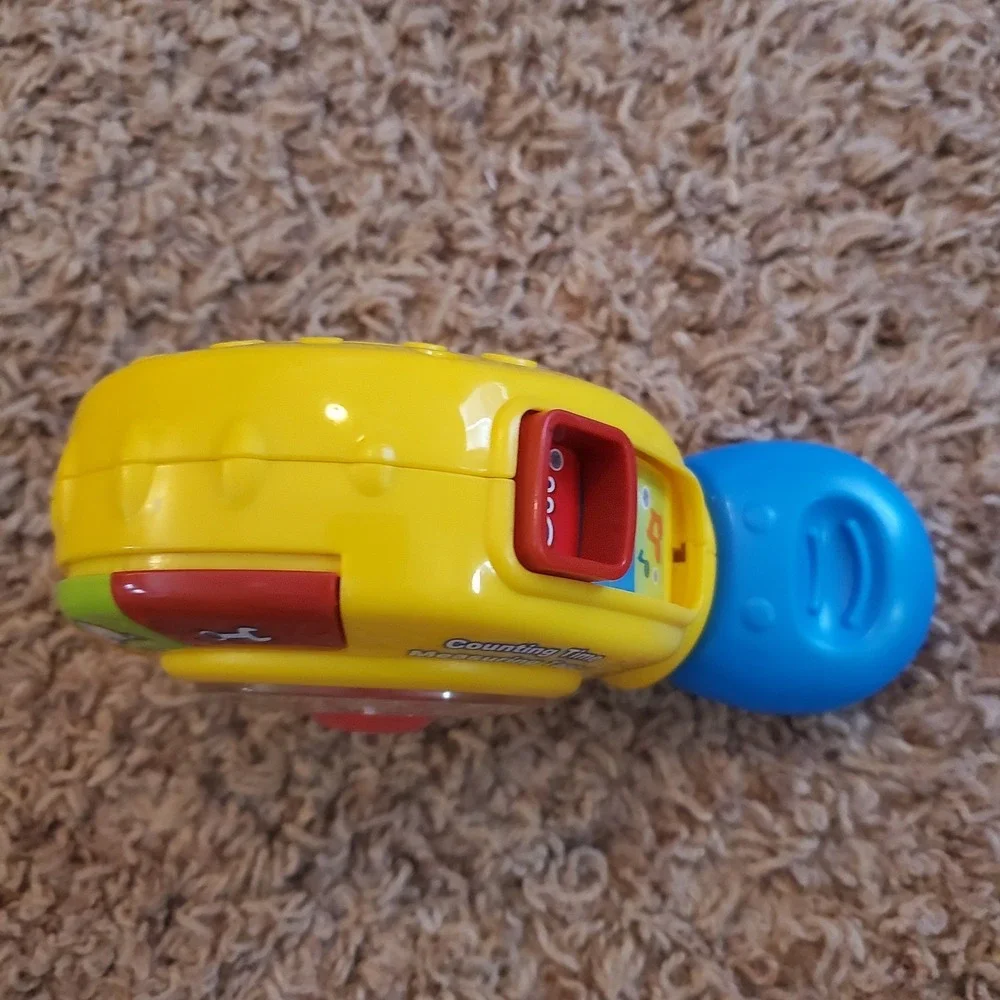 VTech 1-2-3 Measuring Tape Toy‎ Lights Sounds Counting Retractable Fabric Rare